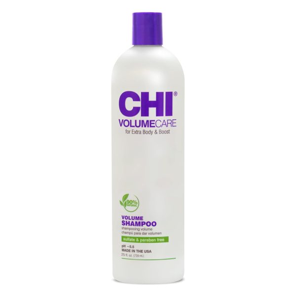 CHI VolumeCare Volumizing Shampoo, Increases Volume on Thin, Fine, or Flat Hair, Balances Moisture, Sulfate, Paraben, & Cruelty-Free, 25 Oz