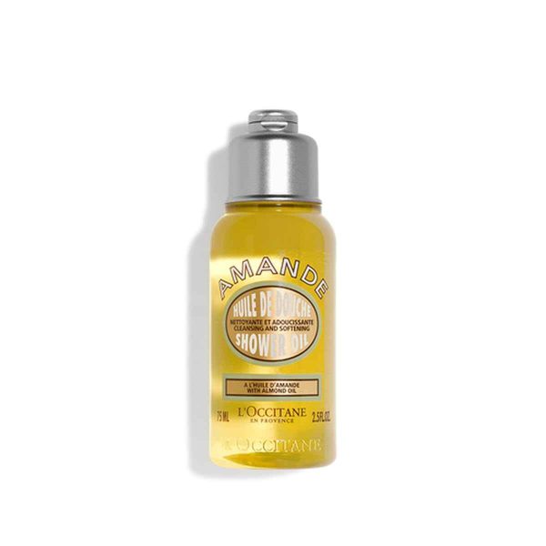 L'Occitane Cleansing & Softening Almond Shower Oil Oil-to-Milky Lather, Softer Skin, Smooth Skin, Cleanse Without Drying, With Almond Oil