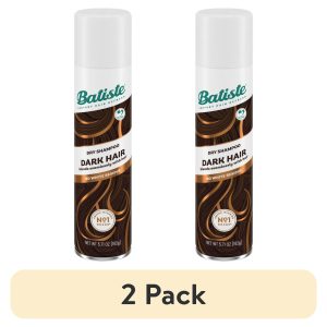 Batiste Dry Shampoo for Dark Hair, Refresh Hair and Absorb Oil Between Washes, Waterless Shampoo for Added Hair Texture and Body, 5.71 oz Dry Shampoo Bottle